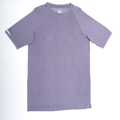 CAMISETA CUELLO REDONDO SEAMLESS GRIS