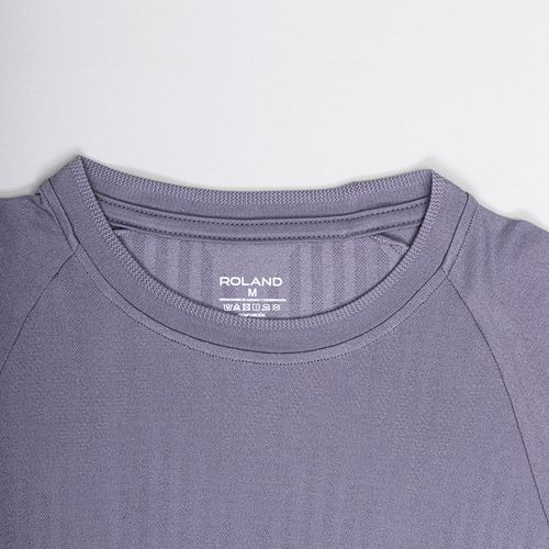 CAMISETA CUELLO REDONDO SEAMLESS GRIS