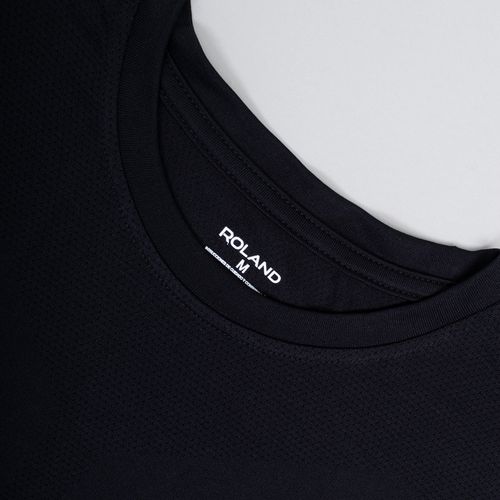 CAMISETA CUELLO REDONDO SEAMLESS NEGRO
