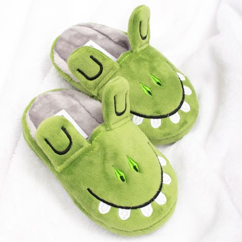 PANTUFLA COCODRILO VERDE