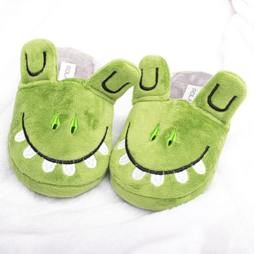 PANTUFLA COCODRILO VERDE
