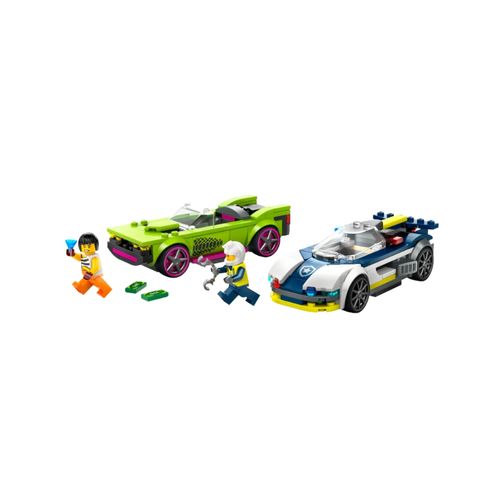JUGUETE LEGO POLICE CAR AND MUSCLE CAR CHASE