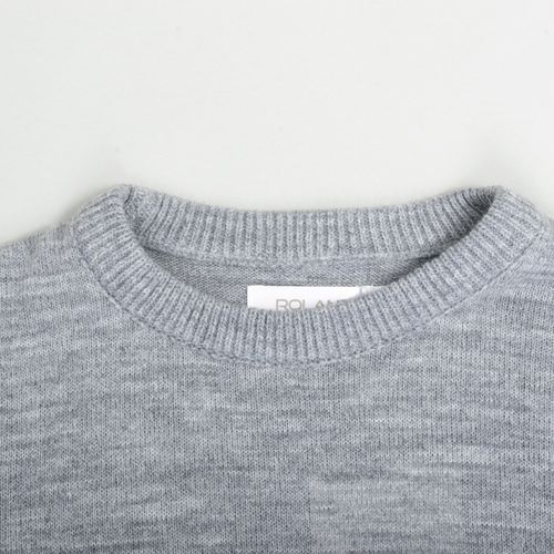 SWEATER BACK TO SCHOOL TEJIDO GRIS