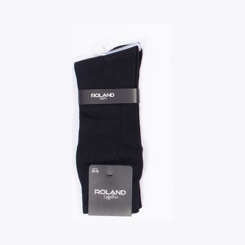 MEDIA LISA CAÑA CASUAL DISEÑO NEGRO PACK X1