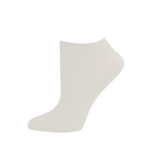 MEDIA LISA CAÑA TOBILLERA SIN COSTURA  BEIGE