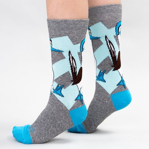 MEDIA COLORS REGIONS CAÑA CASUAL LISA PIQUERO SIN COSTURA GRIS PACK X1