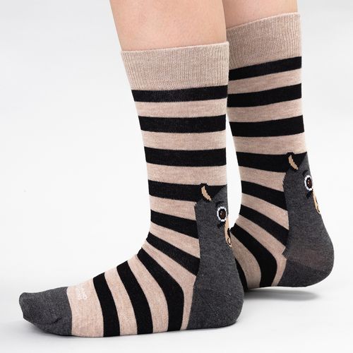 MEDIA CAÑA CASUAL LISA CAFÉ CLARO PACK X1