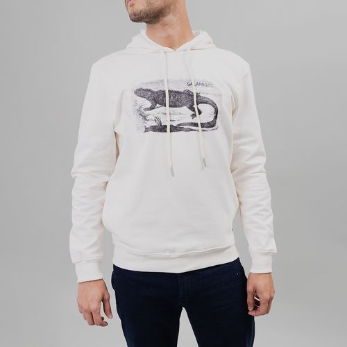 HOODIE IGUANA REGIONS BLANCO