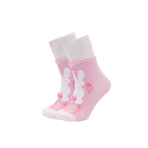 MEDIA CASUAL CAÑA ZAPATILLA LISA ANTID FIGURAS AFELPADAS SURTIDO PACK X1