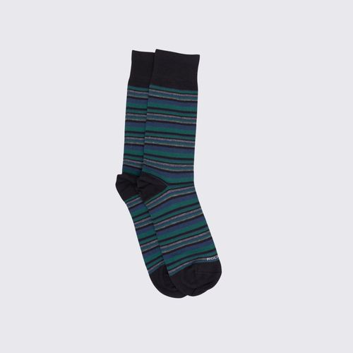 MEDIA COLORS CAÑA CASUAL LISA LINES 11 SIN COSTURA NEGRO PACK X1