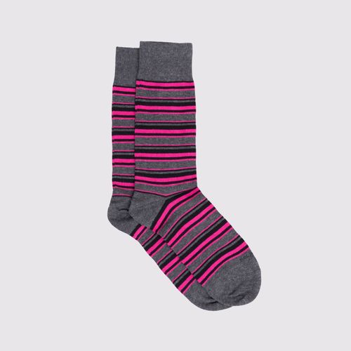 MEDIA COLORS CAÑA CASUAL LISA LINES 7 SIN COSTURA NEGRO PACK X1