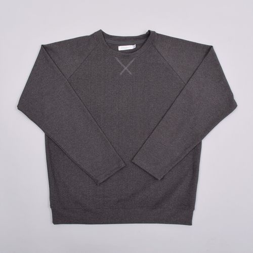 HOODIE FLEECE LLANO GRIS RATÓN