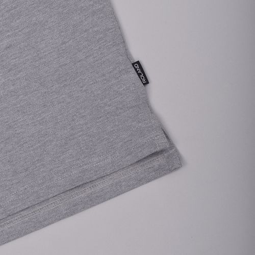 CAMISETA POLO LLANA GRIS JASPE