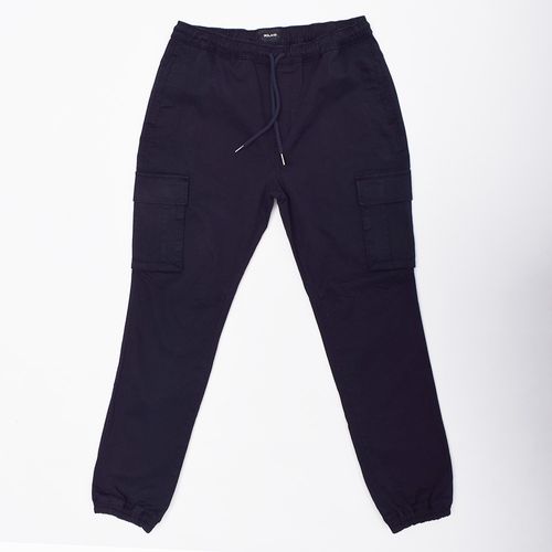 PANTALÓN GABARDINA CARGO AZUL