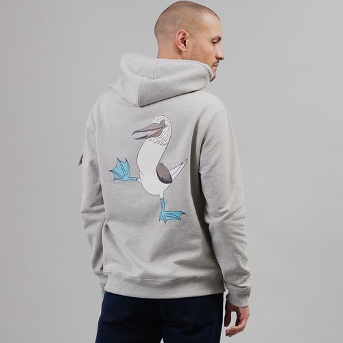 HOODIE PIQUERO REGIONS JERSEY GRIS JASPE