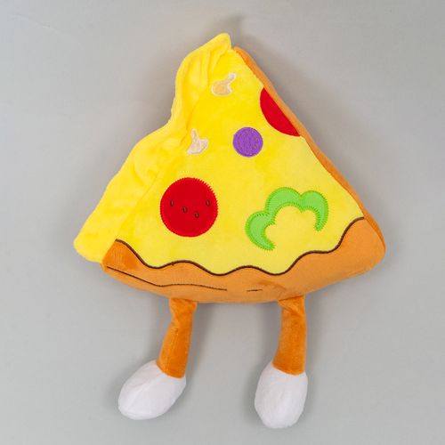 PELUCHE 23X30CM PIZZA AMARILLO