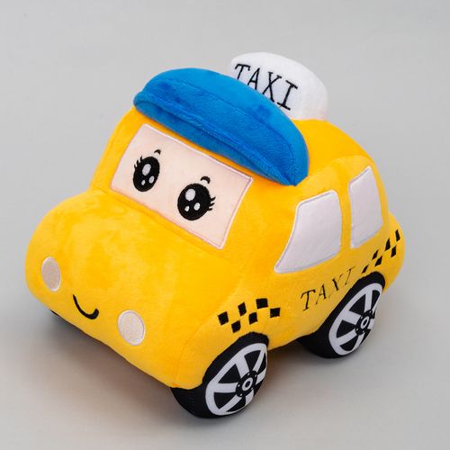 PELUCHE 30CM TAXI AMARILLO