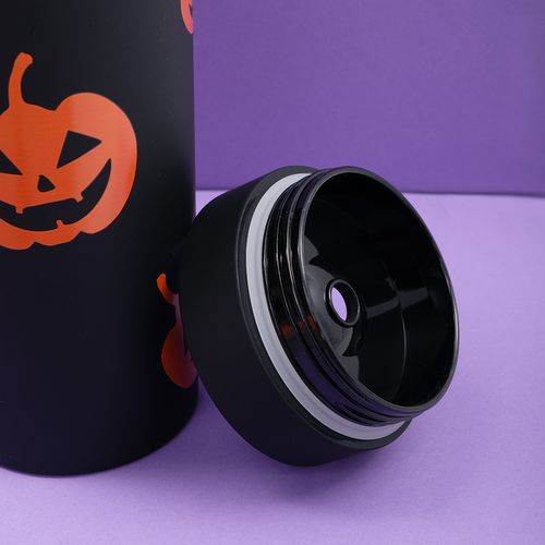 TOMATODO HALLOWEEN PLÁSTICO CALABAZAS NEGRO