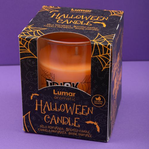 VELA PERFUMADA HAPPY HALLOWEEN CON ESTUCHE