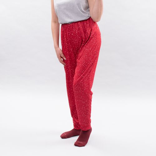 PIJAMA PANTALON NAVIDAD ROJO