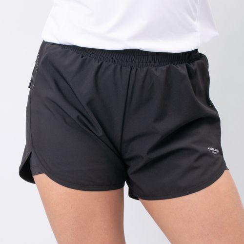 SHORT CON LICRA ROMPEVIENTOS NEGRO