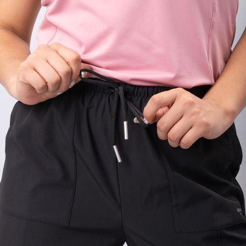 PANTALON CORTES PRETINA ELASTICADA NEGRO