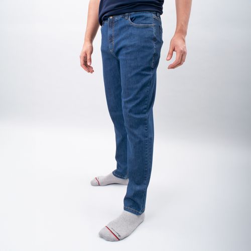 PANTALÓN DENIM REGULAR EC AZUL-OSCURO
