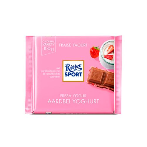 CHOCOLATES CON LECHE RITTER FRESA YOGURT ROSADO