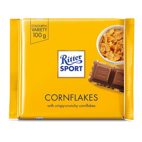 CHOCOLATES CON LECHE RITTER CORNFLAKES AMARILLO