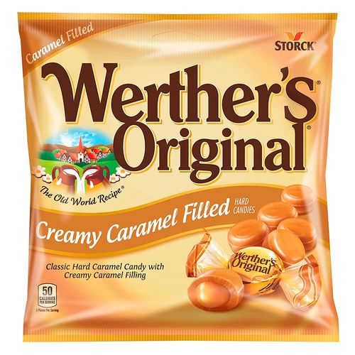 CARAMELOS DUROS WERTHERS CARAMELO RELLENO BOLSA AMARILLO