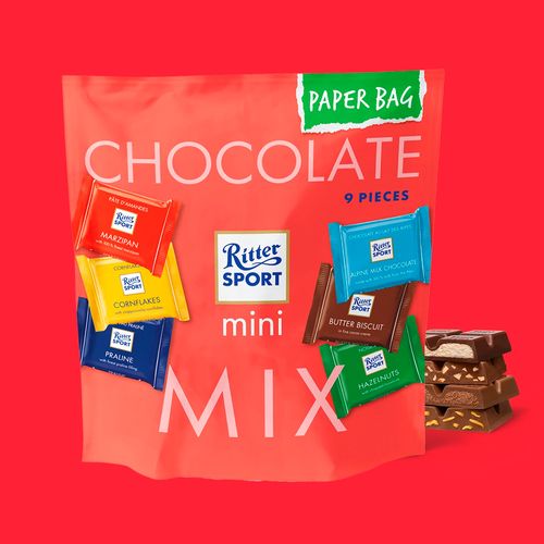 CHOCOLATES CON LECHE RITTER BOLSA SABORES SURTIDOS COLORFULL SURTIDO