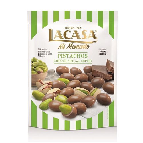 FRUTOS SECOS SNACKS PISTACHOS CHOCO VERDE