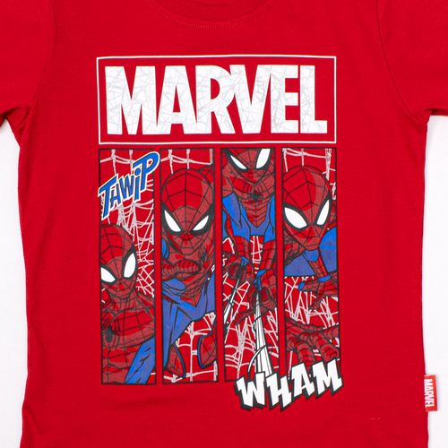 CAMISETA SPIDERMAN JERSEY ROJO