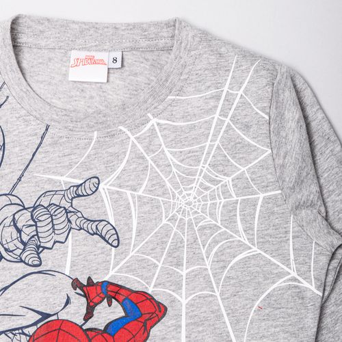 HOODIE SPIDERMAN JERSEY GRIS