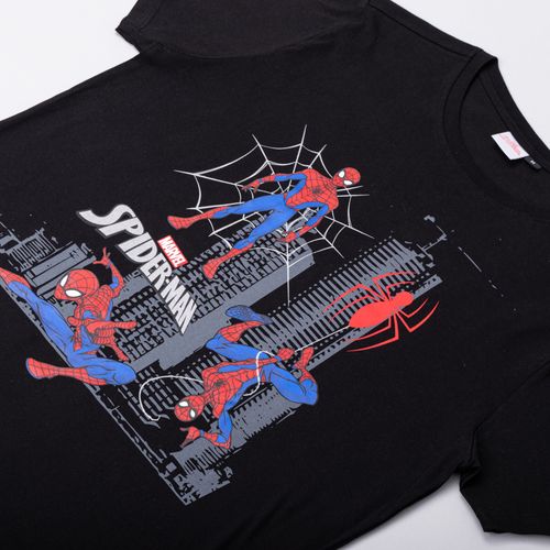 CABALLERO CAMISETA SPIDERMAN JERSEY NEGRO