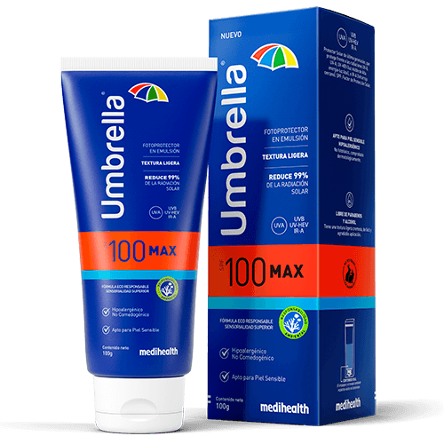 HIDRATANTE SALUD Y BELLEZA PROTECTOR SOLAR UMBRELLA EMUL MAX PROTEC SPF100 *100G SURTIDO