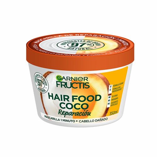 TRATAMIENTO SALUD Y BELLEZA MASCARILLA CAPILAR FRUCTIS HAIR FOODS TRATAMIENTO COCONUT 350 ML/6 SURTIDO