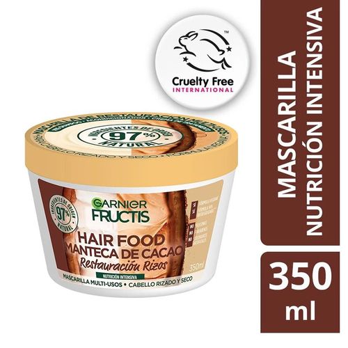 TRATAMIENTO SALUD Y BELLEZA MASCARILLA CAPILAR FRUCTIS HAIR FOODS TRATAMIENTO CACAO 350 ML/6 SURTIDO