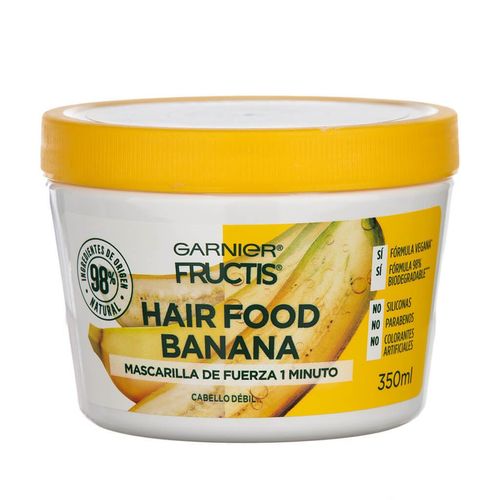 TRATAMIENTO SALUD Y BELLEZA MASCARILLA CAPILAR FRUCTIS HAIR FOOD TRATAMIENTO BANANA 350ML/6 SURTIDO