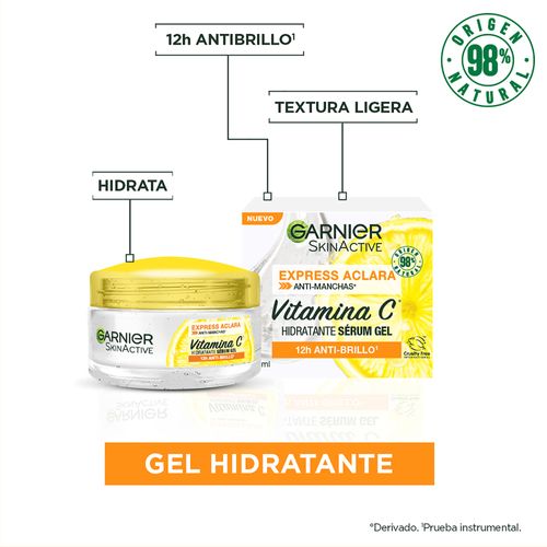 HIDRATANTE SALUD Y BELLEZA HIDRATANTE ESPECIFICO GARNIER SERUM FACIACREMA GEL 50ML/6 SURTIDO