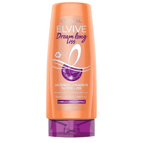SHAMPOO SALUD Y BELLEZA ACONDICIONADOR ELVIVE ACONDICIONADOR DREAM LONG LISS 370ML/12 SURTIDO