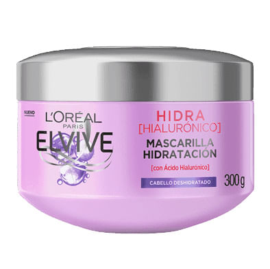 TRATAMIENTO SALUD Y BELLEZA MASCARILLA CAPILAR ELVIVE TRATAMIENTO HYDRA HYALURO 300ML/6 SURTIDO
