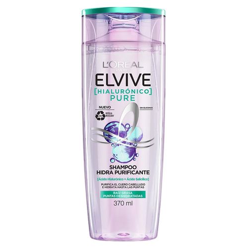 SHAMPOO SALUD Y BELLEZA SHAMPOO ELVIVE SHAMPOO PURE 370ML/12 SURTIDO