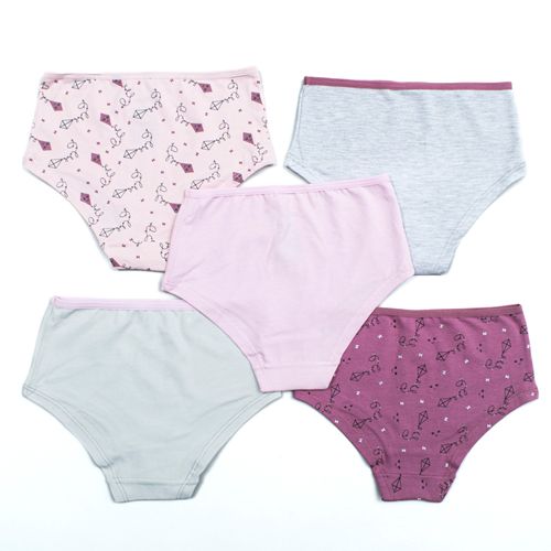 PANTY ALGODON COMETA PALO DE ROSA PACK X5