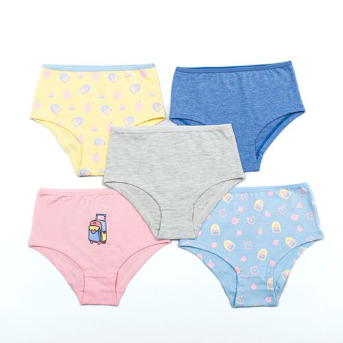PANTY CACHETERO SCHOOL BAG PALO DE ROSA PACK X5