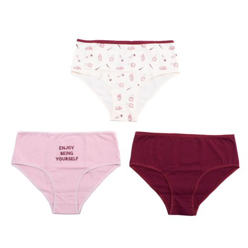 PANTY ENJOY PALO DE ROSA PACK X5