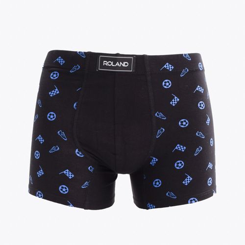 BOXER ELASTICO RECUBIERTO FUTBOL NEGRO PACK X3