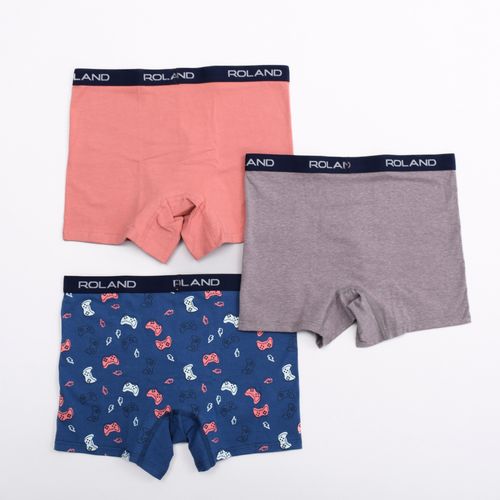 BOXER ELASTICO VISTO VIDEOJUEGOS ZAFIRO PACK X3