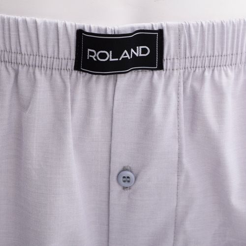 BOXER PLANO ELASTICO RECUBIERTO LLANO CENIZA PACK X1