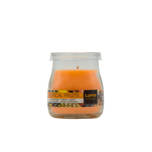VELA VASO YOGURT PERFUMADO TROPICAL FRUIT NARANJA